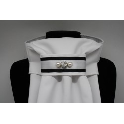 Plastron "Shine" schwarz