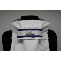 Plastron "Shine" navy