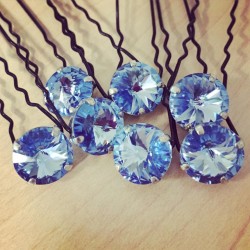 Mähnennadeln Light Sapphire